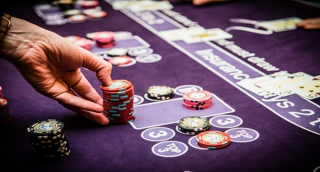 Apuestas desde el simulador de Blackjack