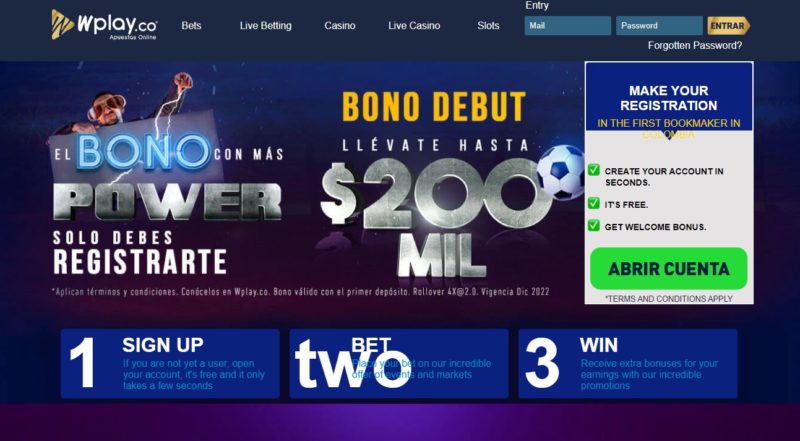 WPlay iPhone casino en línea Colombia